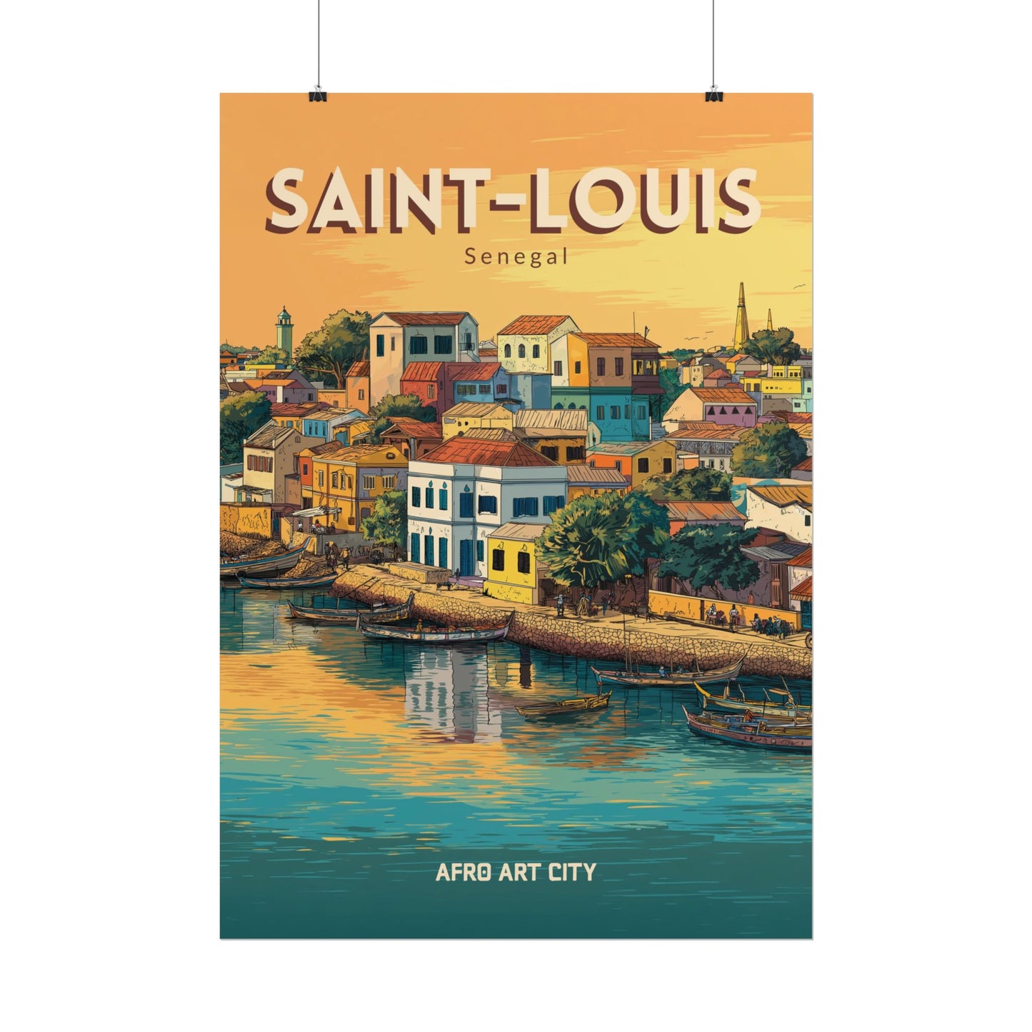 Senegal - Saint Louis｜Poster