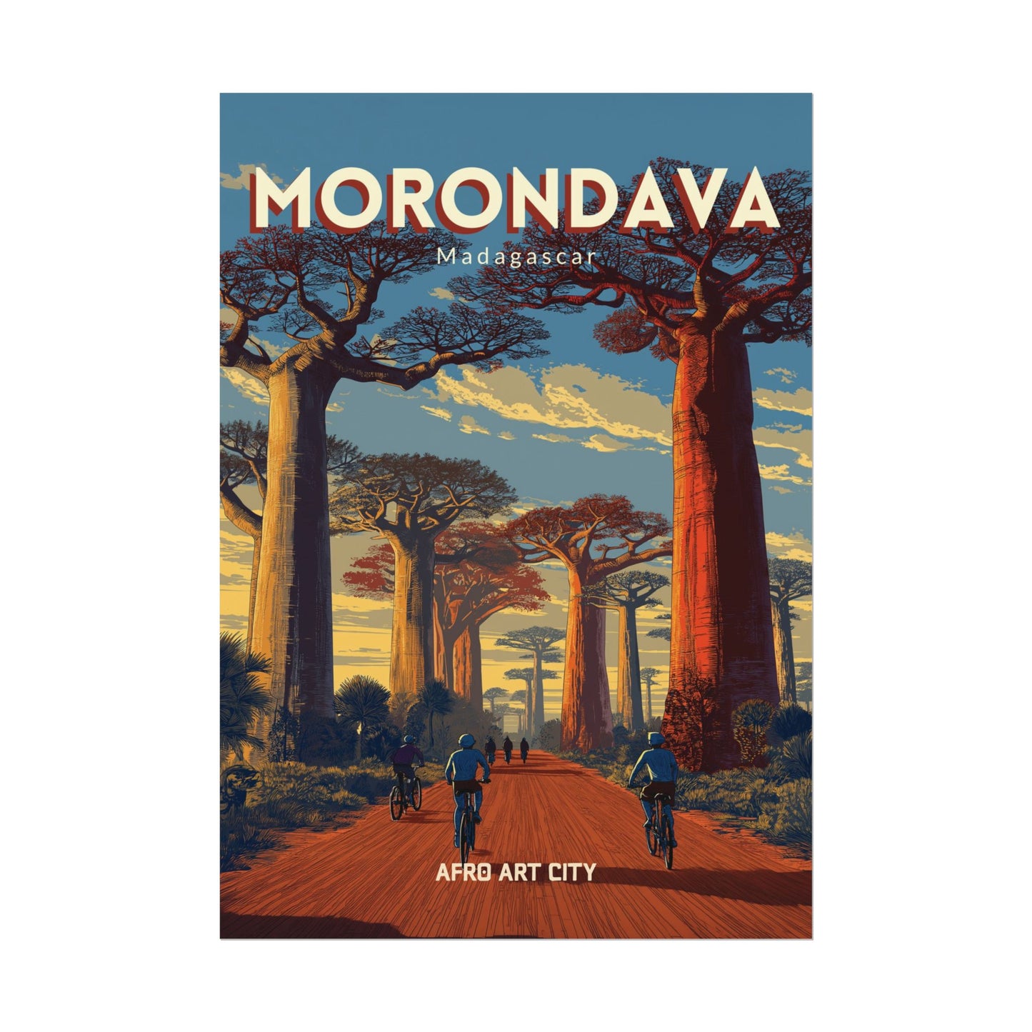 🇲🇬 Madagascar - Morondava｜Poster