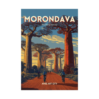 🇲🇬 Madagascar - Morondava｜Poster