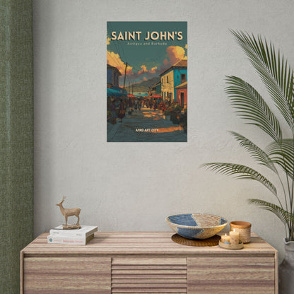 Antigua and Barbuda - Saint John's｜Poster