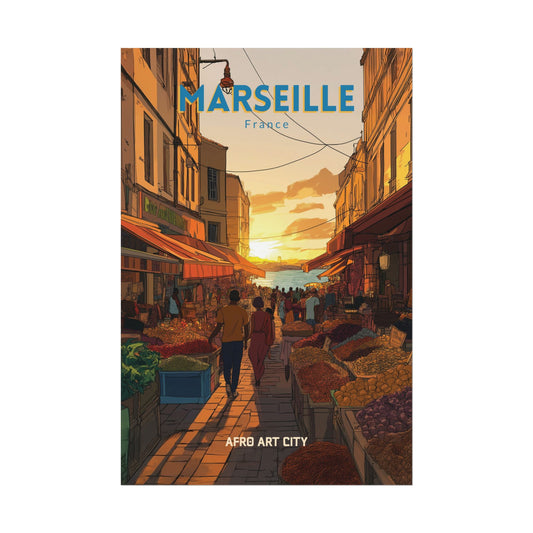 🇫🇷 France - Marseille ｜ Poster