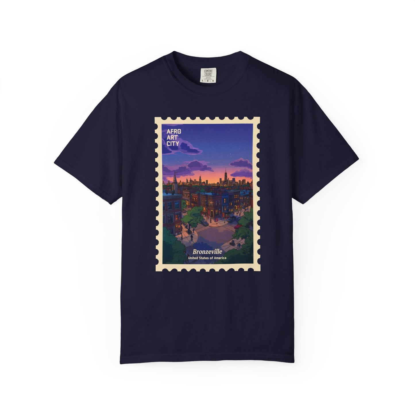 United States - Illinois, Bronzeville | Postcards Travel T-Shirt