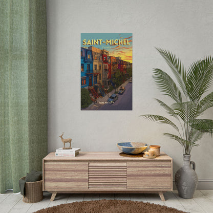 Canada - Quebec, Montreal, Saint-Michel｜Poster