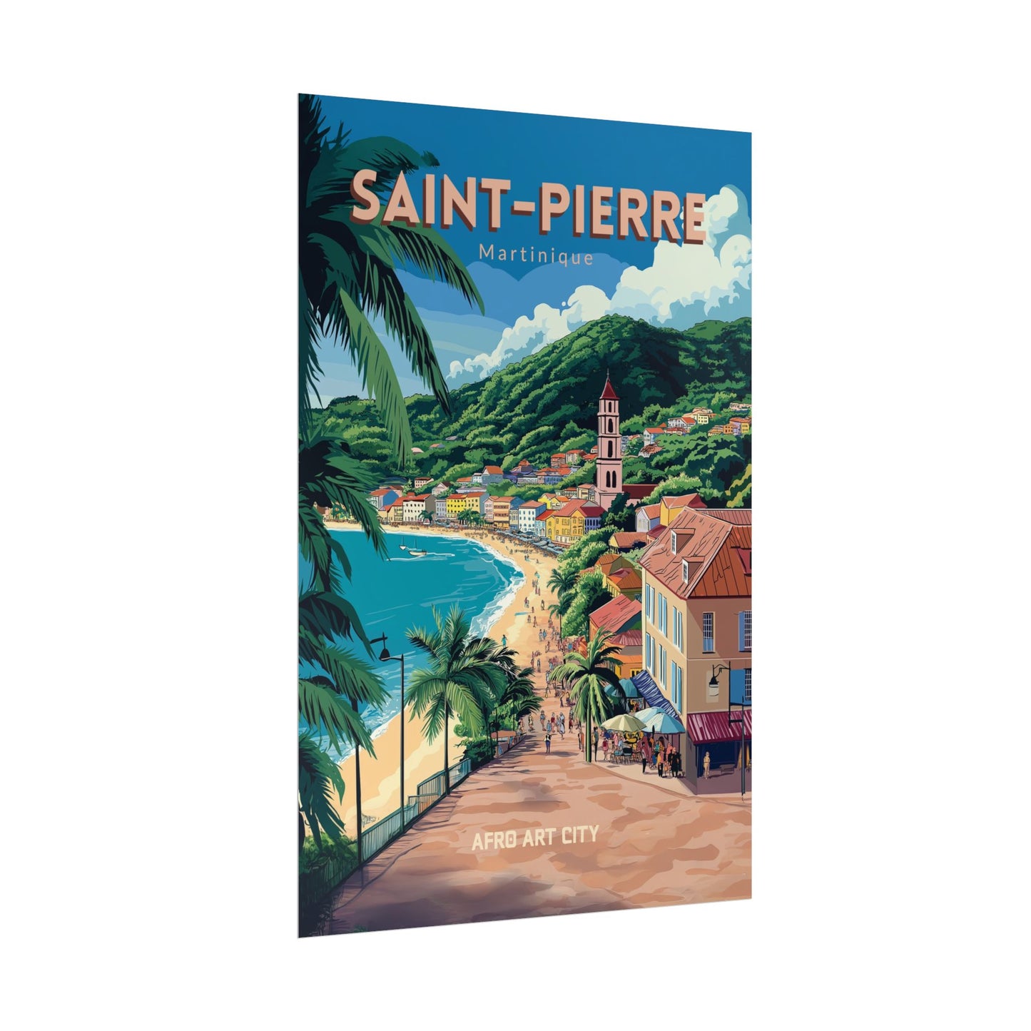 Martinique - Saint-Pierre ｜ Poster