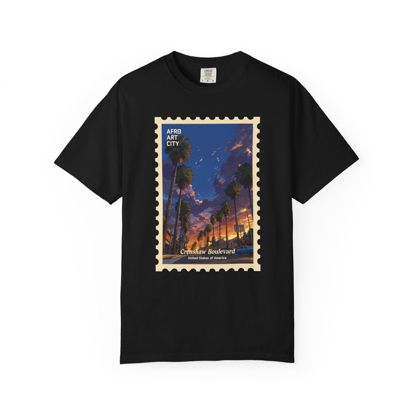United States - California, Crenshaw Boulevard | Postcards Travel T-Shirt