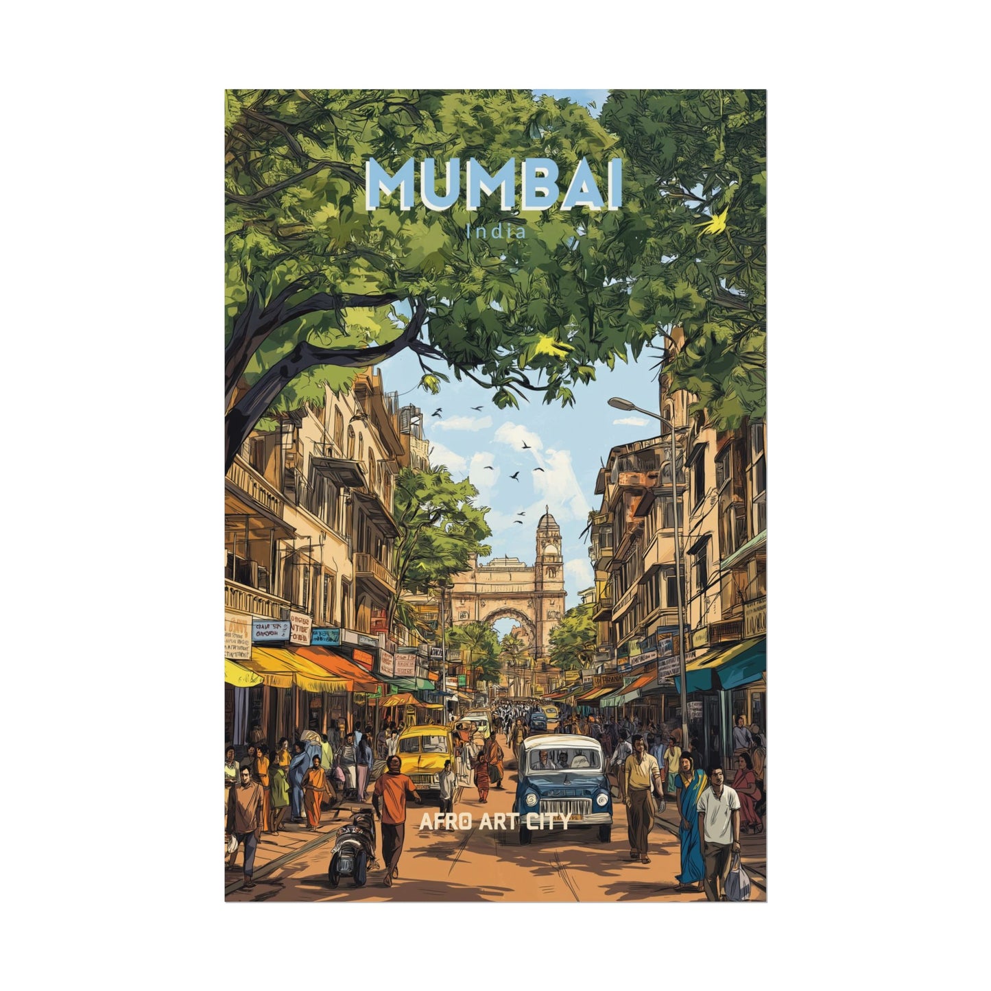 🇮🇳 India - Mumbai ｜ Poster