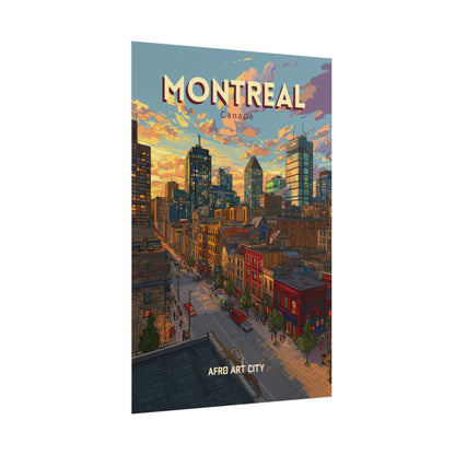 Canada - Quebec, Montreal｜Poster