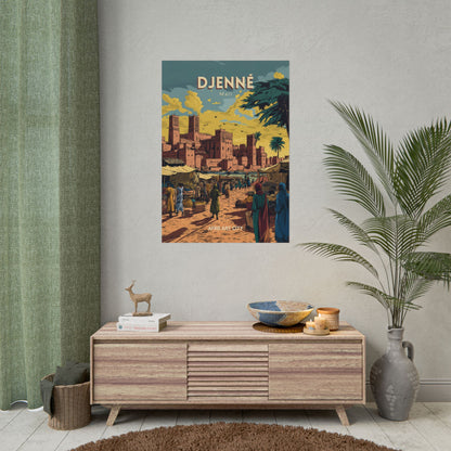 🇲🇱 Mali - Djenné ｜ Poster
