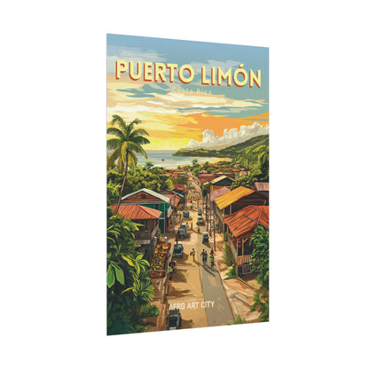 🇨🇷 Puerto Limón - Costa Rica ｜ Poster