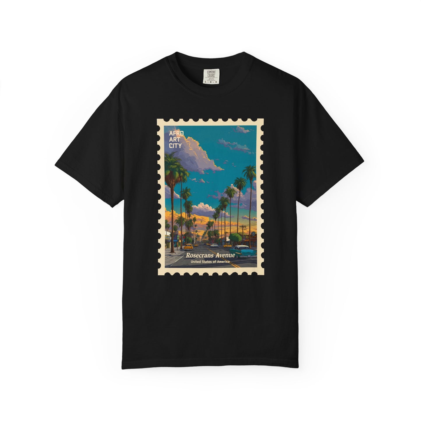 United States - California, Rosecrans Avenue | Postcards Travel T-Shirt