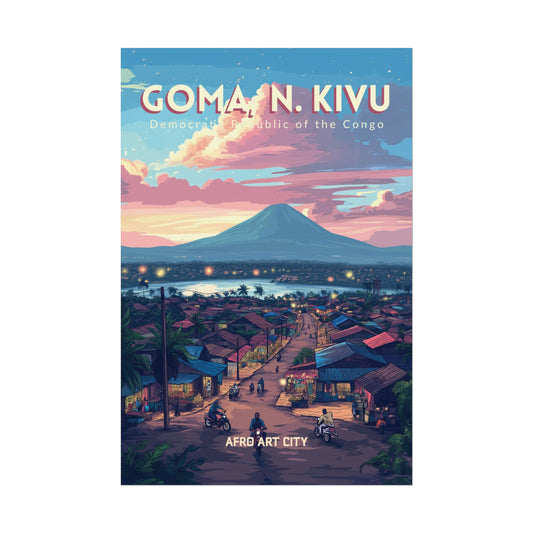 🇨🇩 Congo - Goma, North Kivu ｜ Poster
