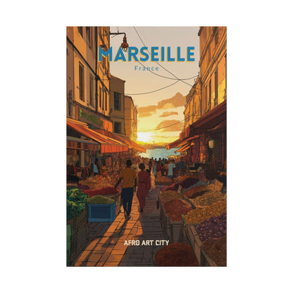 🇫🇷 France - Marseille ｜ Poster