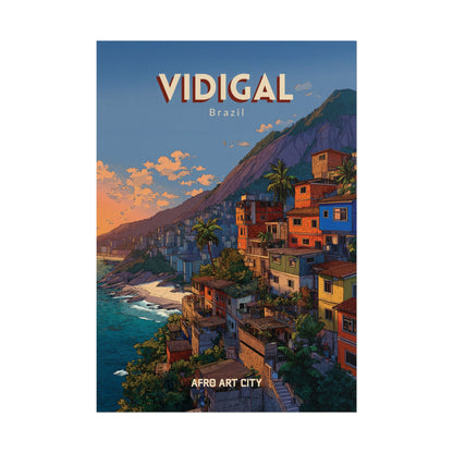Brazil - Rio de Janeiro, Vidigal｜Poster