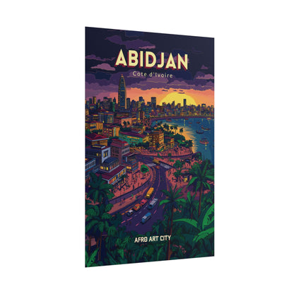 🇨🇮 Cote d'Ivoire - Abidjan ｜ Poster