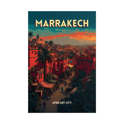 🇲🇦 Morocco - Marrakech ｜ Poster