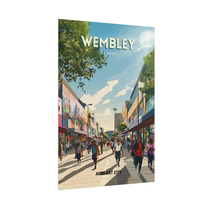 🇬🇧 United Kingdom - Wembley ｜ Poster