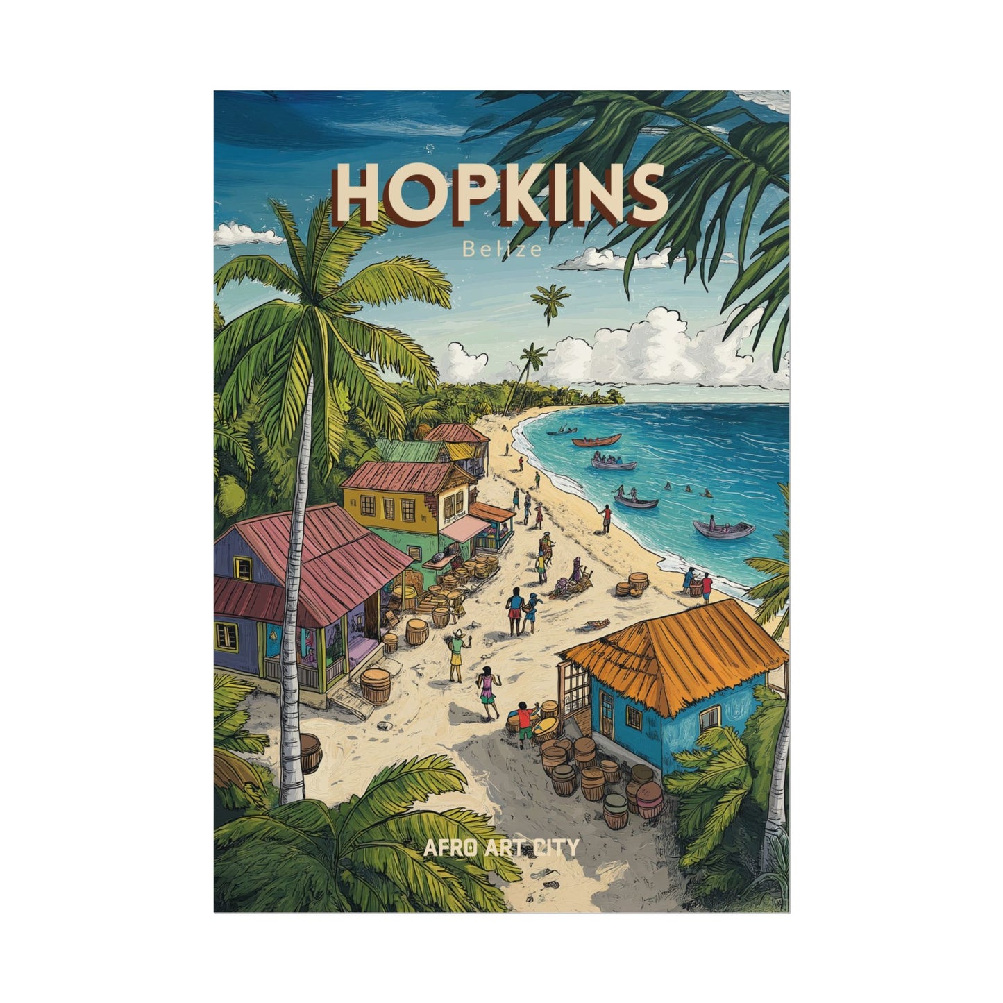 Belize - Hopkins｜Poster