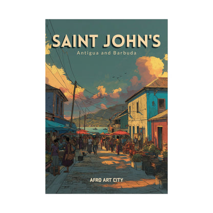 Antigua and Barbuda - Saint John's｜Poster