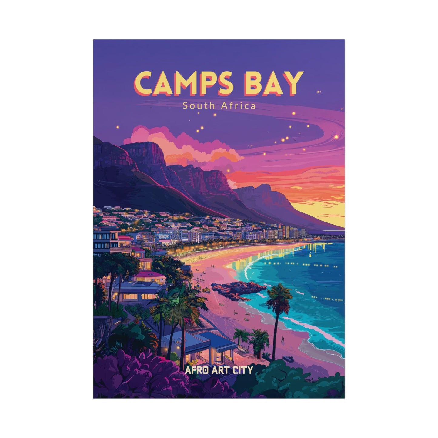 🇿🇦 South Africa - Camps Bay ｜ Poster