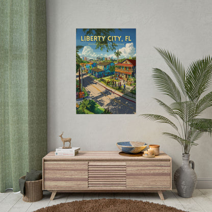 🇺🇸 United States - Liberty City, FL ｜ Poster