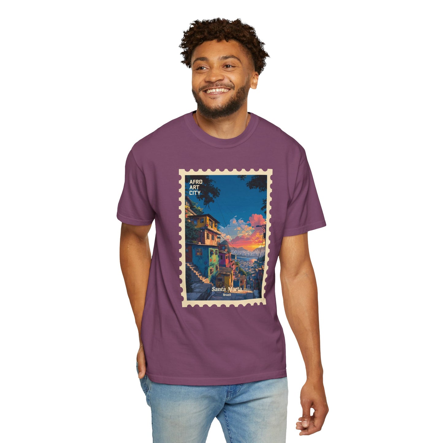 Brazil - Rio de Janeiro, Santa Marta | Postcards Travel T-Shirt