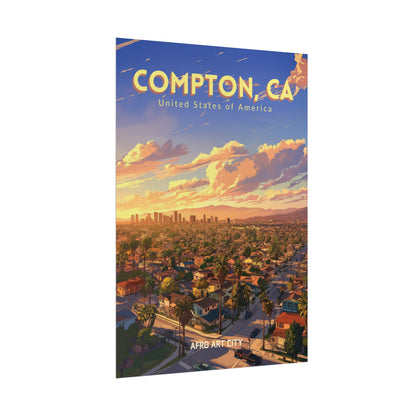 🇺🇸 United States - Compton, CA ｜ Poster