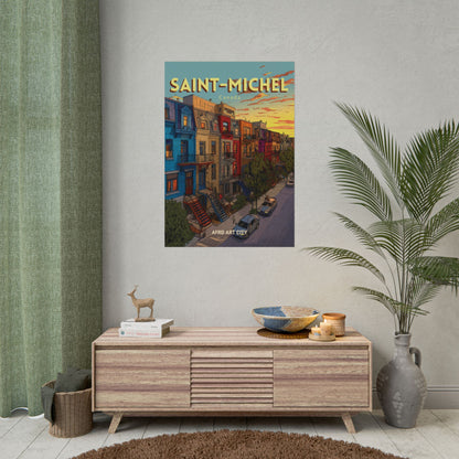 Canada - Quebec, Montreal, Saint-Michel｜Poster