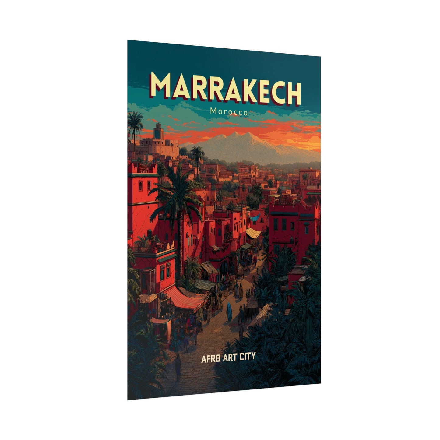 🇲🇦 Morocco - Marrakech ｜ Poster