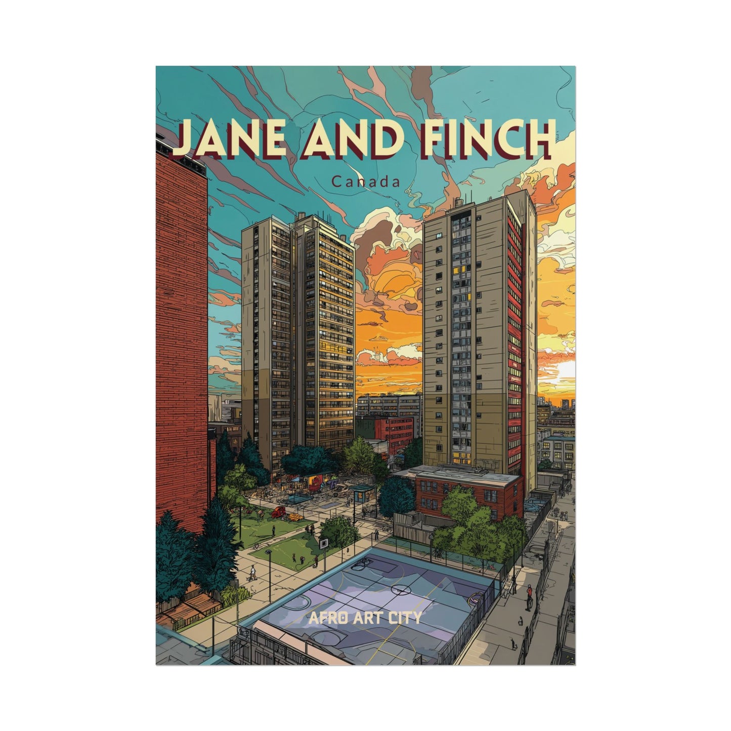 Canada - Ontario, Toronto, Jane and Finch｜Poster