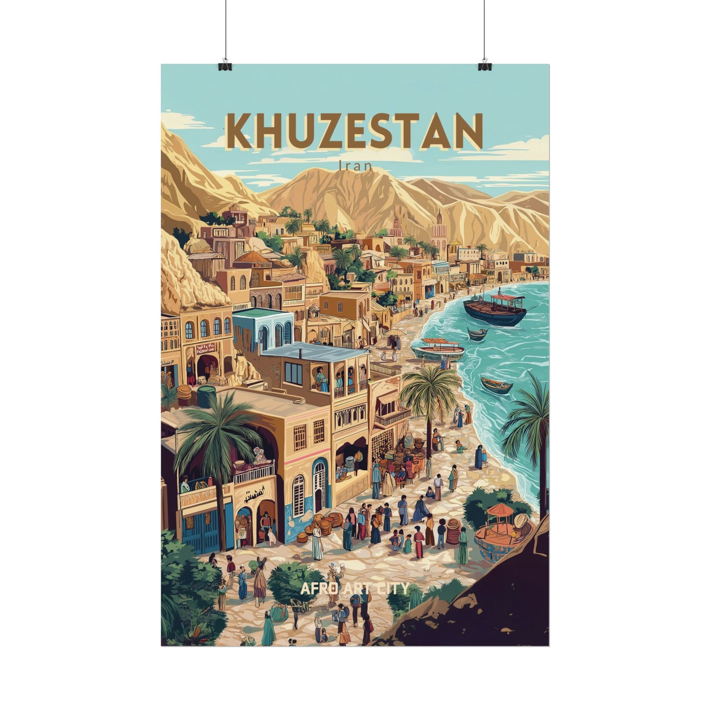 🇮🇷 Iran Khuzestan ｜ Poster