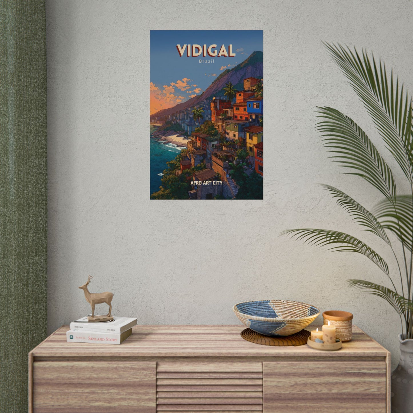 Brazil - Rio de Janeiro, Vidigal｜Poster