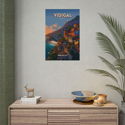 Brazil - Rio de Janeiro, Vidigal｜Poster