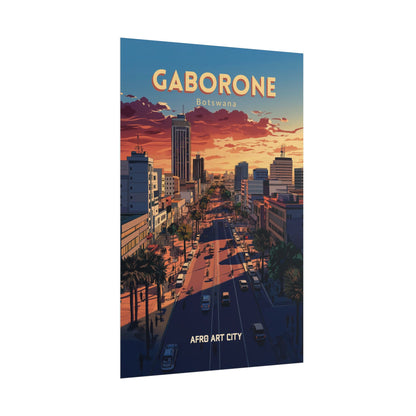 🇧🇼 Botswana - Gaborone ｜ Poster
