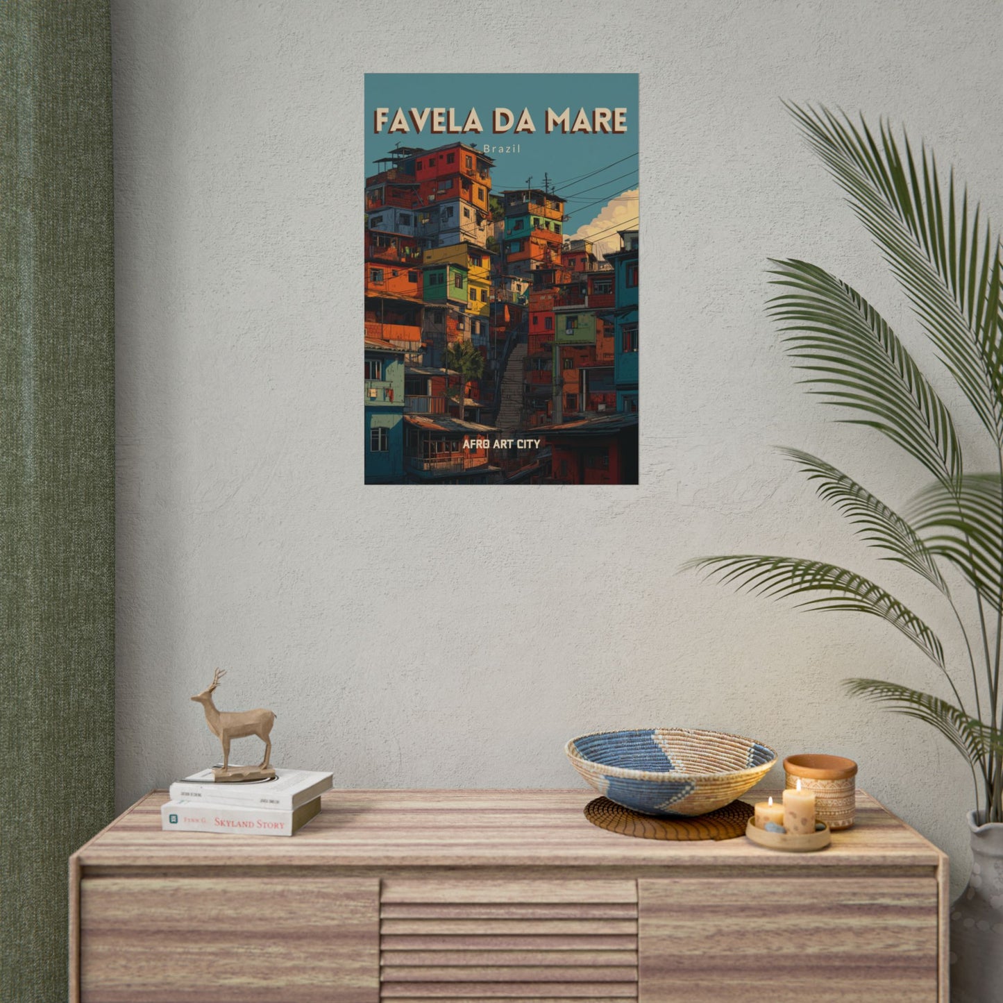 Brazil - Rio de Janeiro, Favela da Maré｜Poster