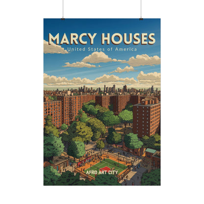 🇺🇸 United States - Marcy Houses, NY ｜ Poster