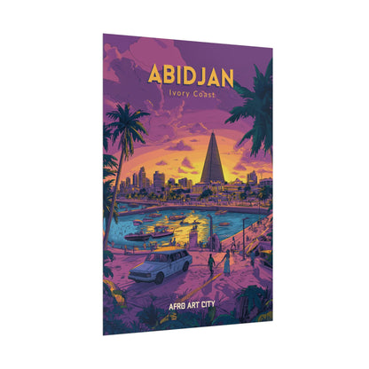 🇨🇮 Cote d'Ivoire - Abidjan - Ivory Coast｜ Poster