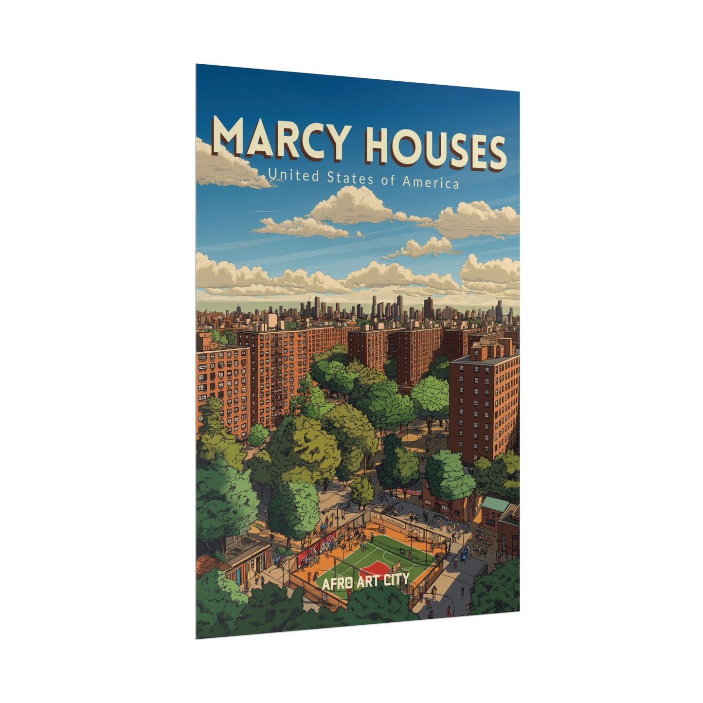 🇺🇸 United States - Marcy Houses, NY ｜ Poster
