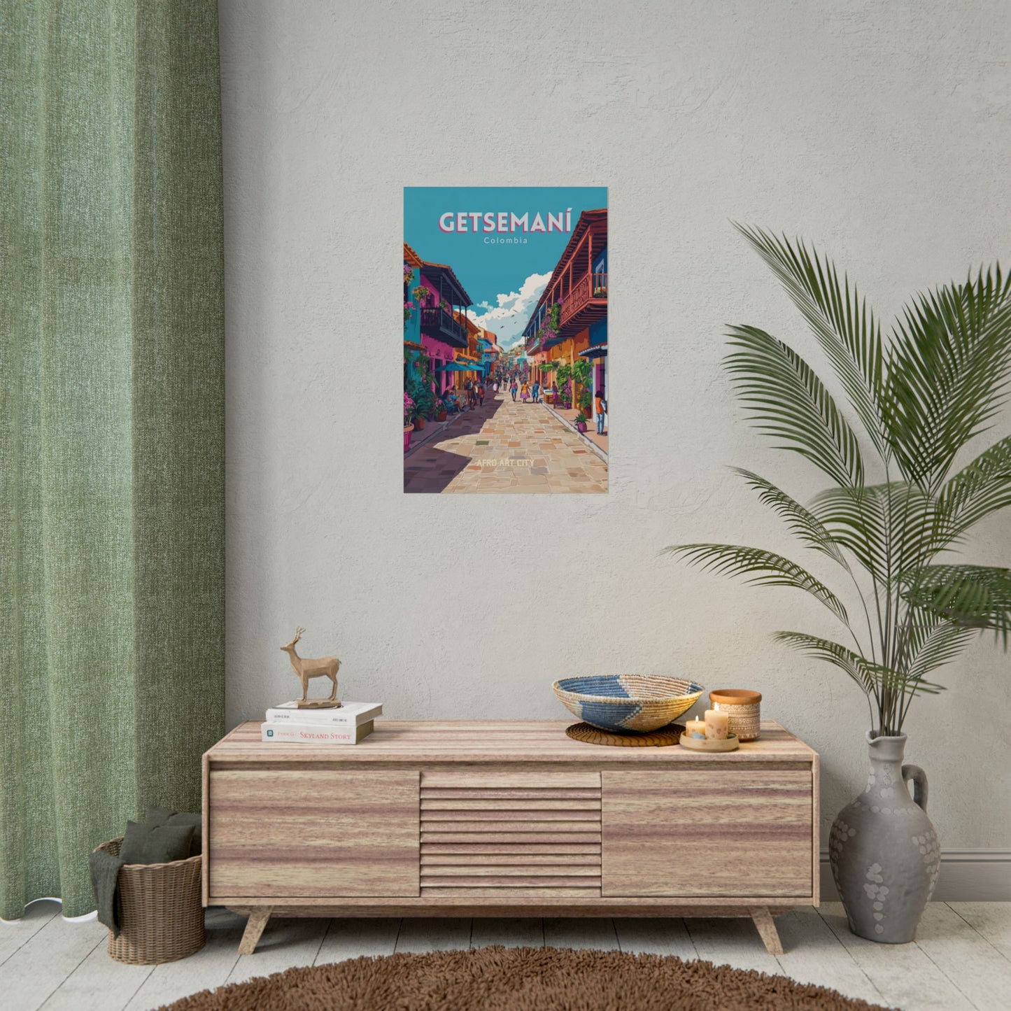 🇨🇴 Colombia - Getsemaní, Cartagena ｜ Poster