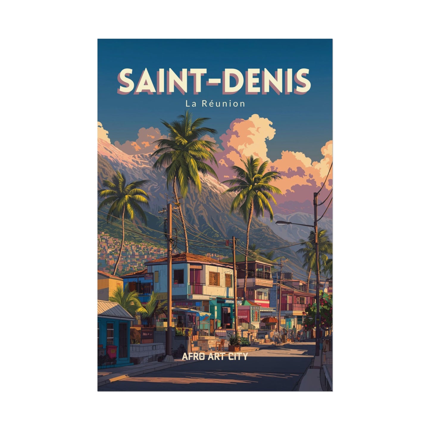 La Réunion - Saint-Denis｜Poster