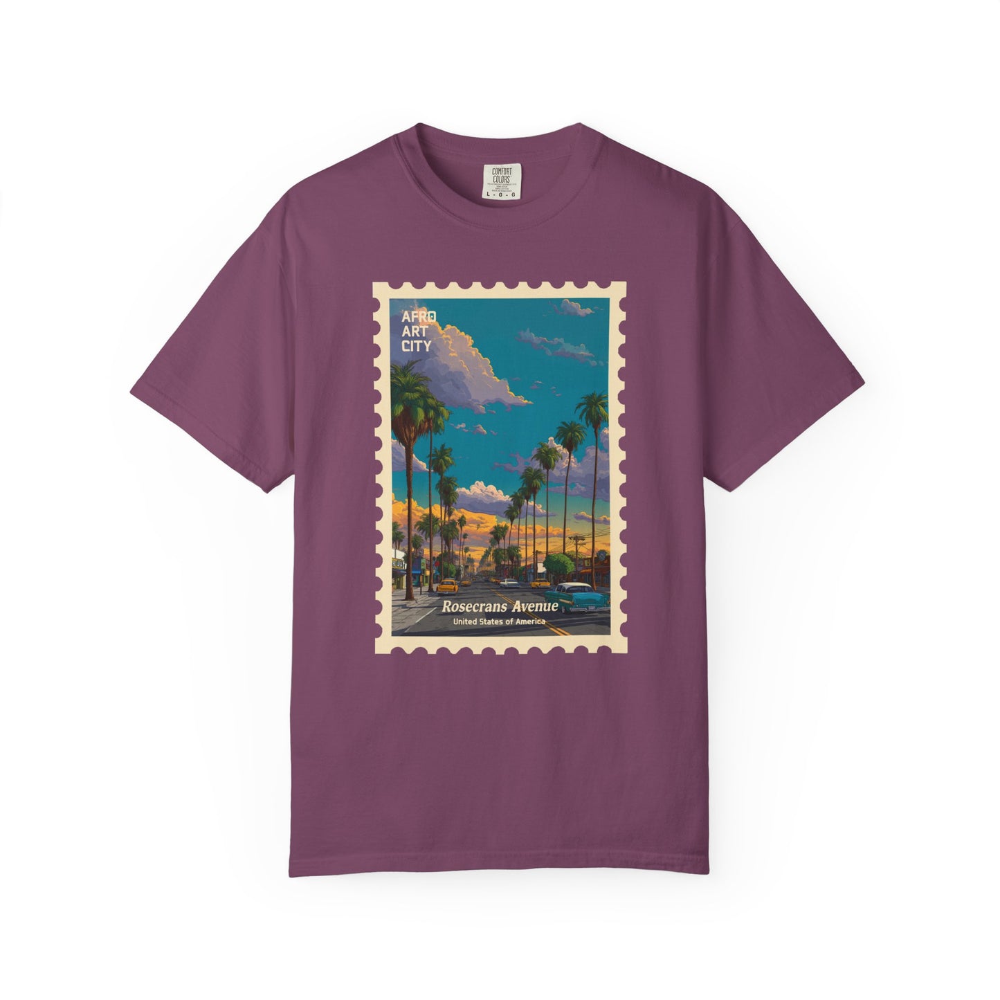 United States - California, Rosecrans Avenue | Postcards Travel T-Shirt