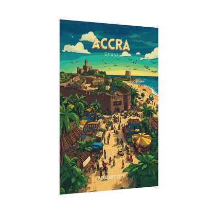 🇬🇭 Ghana - Accra ｜ Poster