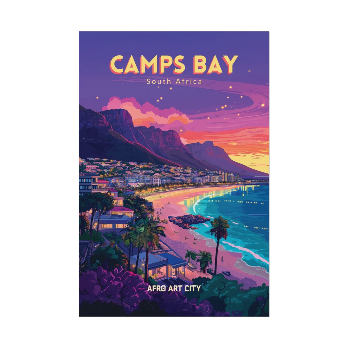 🇿🇦 South Africa - Camps Bay ｜ Poster