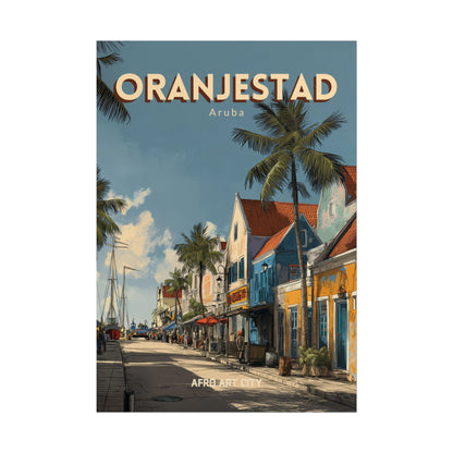 Aruba - Oranjestad｜Poster