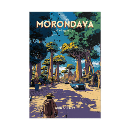 🇲🇬 Madagascar - Morondava｜Poster