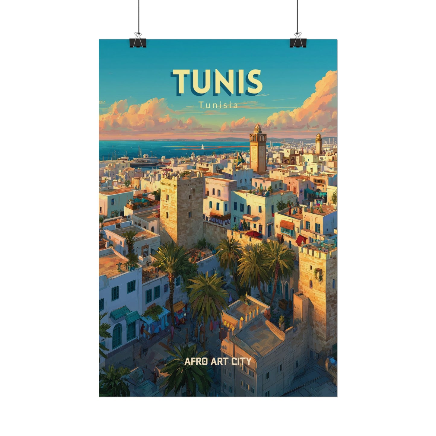 🇹🇳 Tunisia - Tunis ｜ Poster
