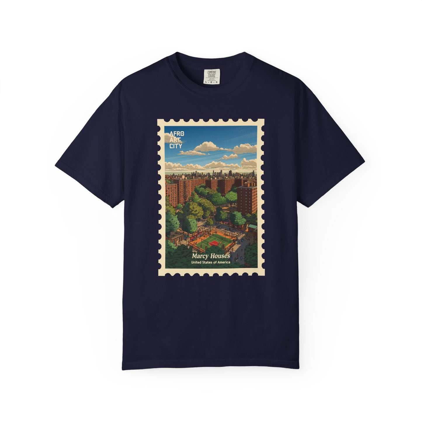 United States - New York, Marcy Houses | Postcards Travel T-Shirt