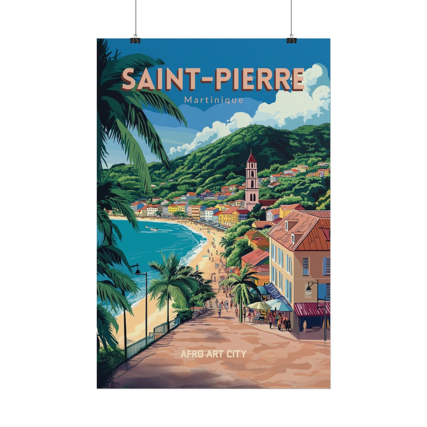 Martinique - Saint-Pierre ｜ Poster