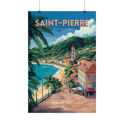 Martinique - Saint-Pierre ｜ Poster