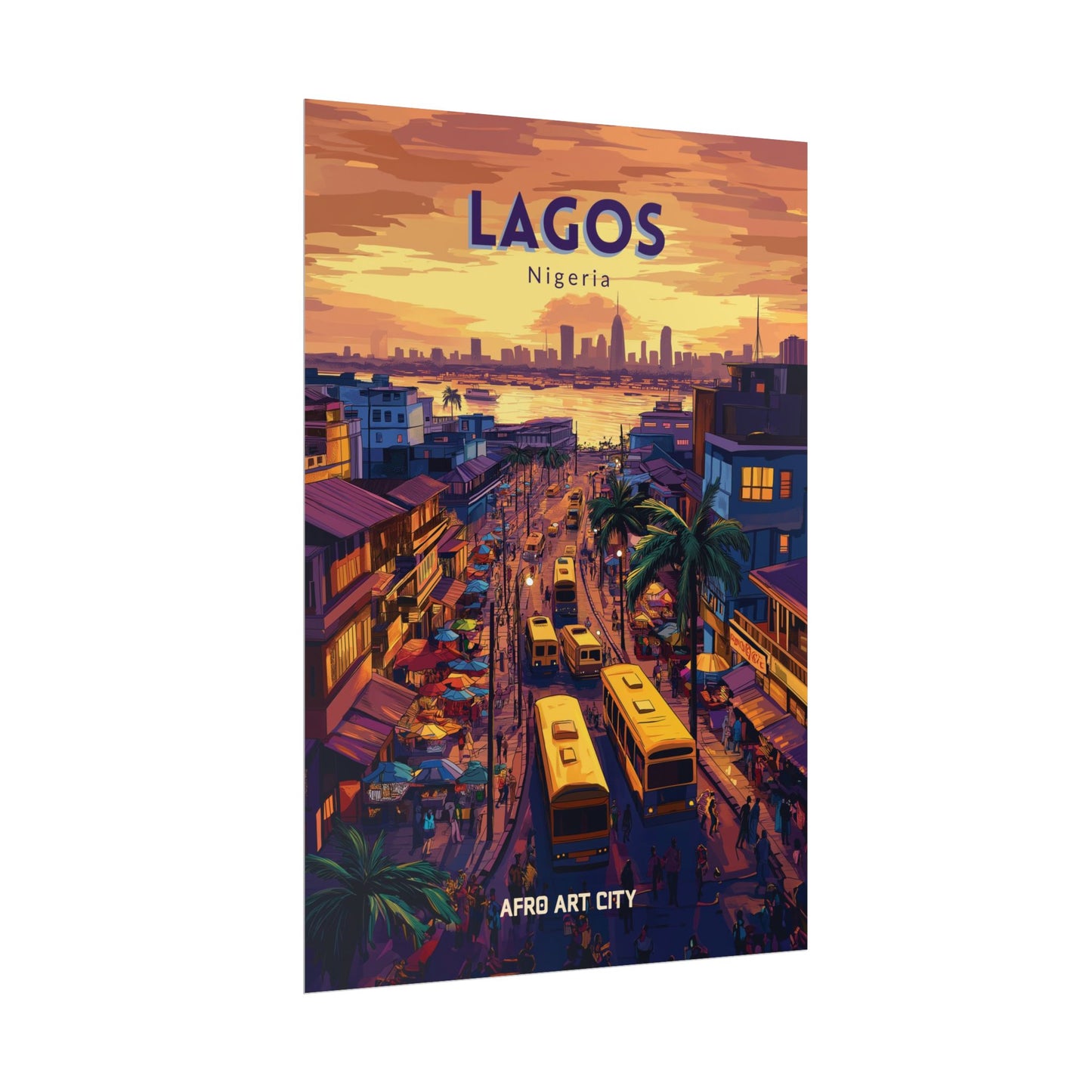 🇳🇬 Nigeria - Lagos ｜ Poster