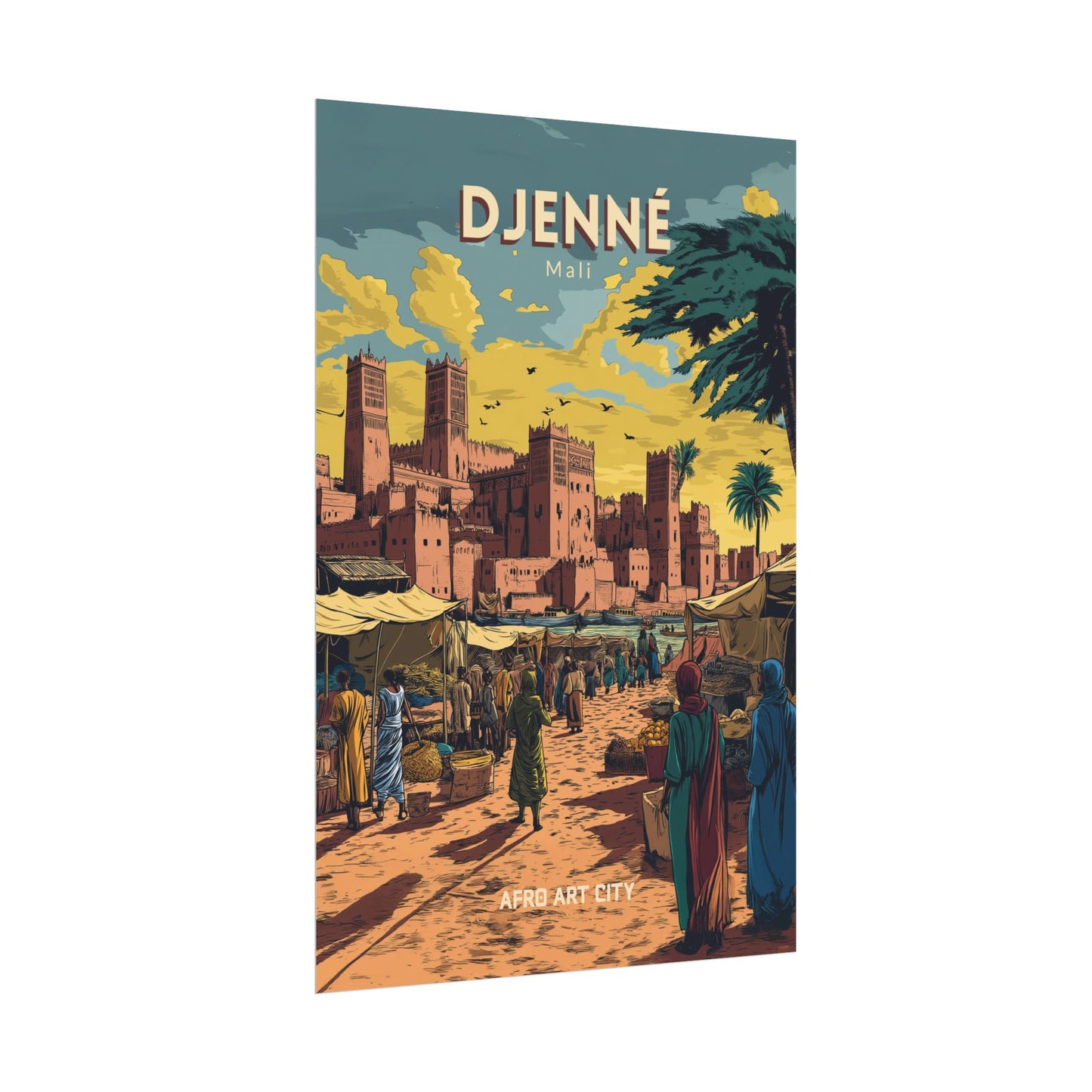 🇲🇱 Mali - Djenné ｜ Poster